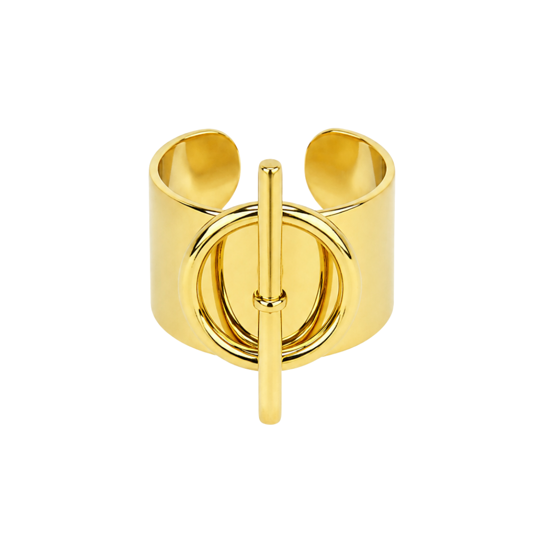 Bague Naya anneau barre verticale fond blanc – Mgx Bijoux