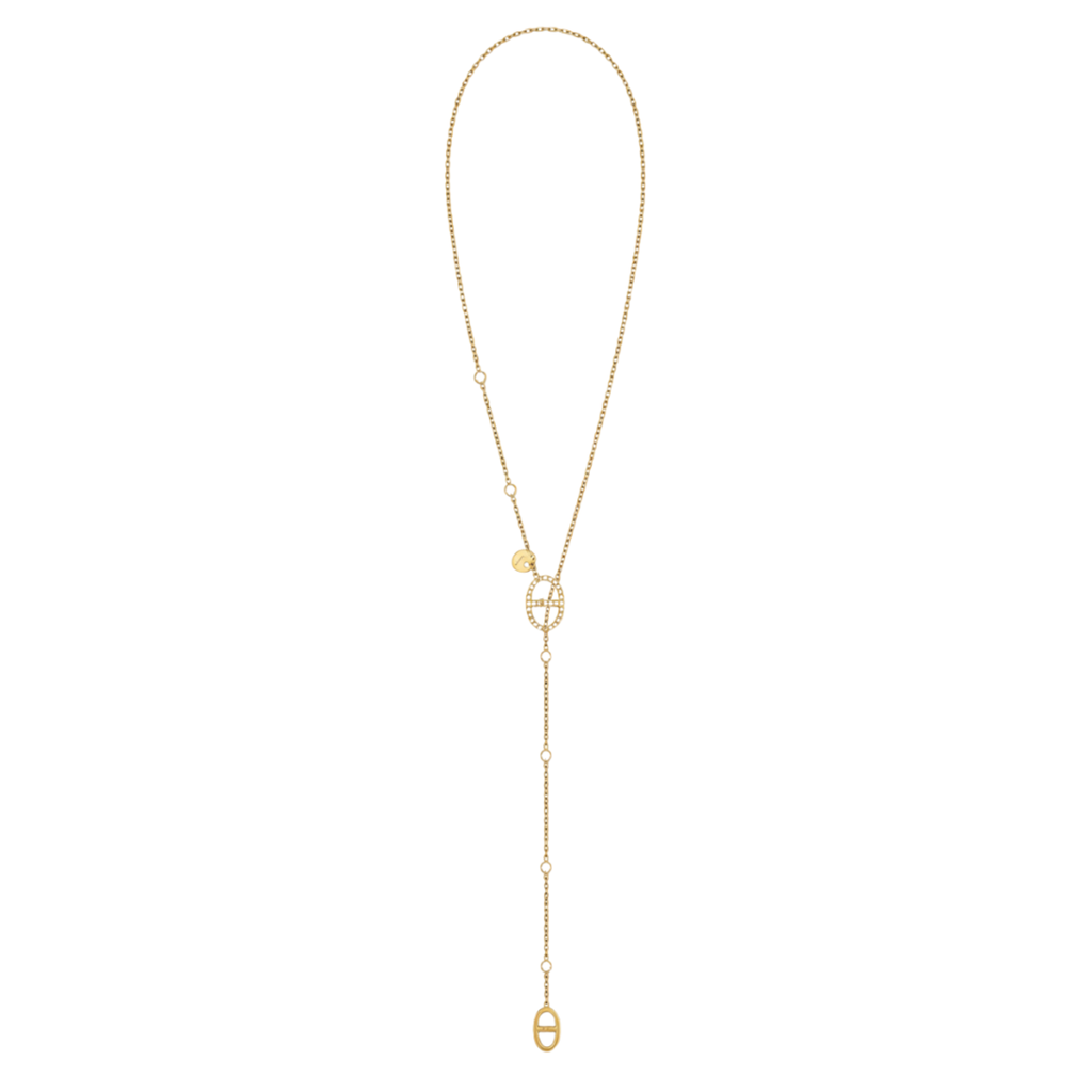 Collier Cassie medaillon strass fond blanc – Mgx Bijoux