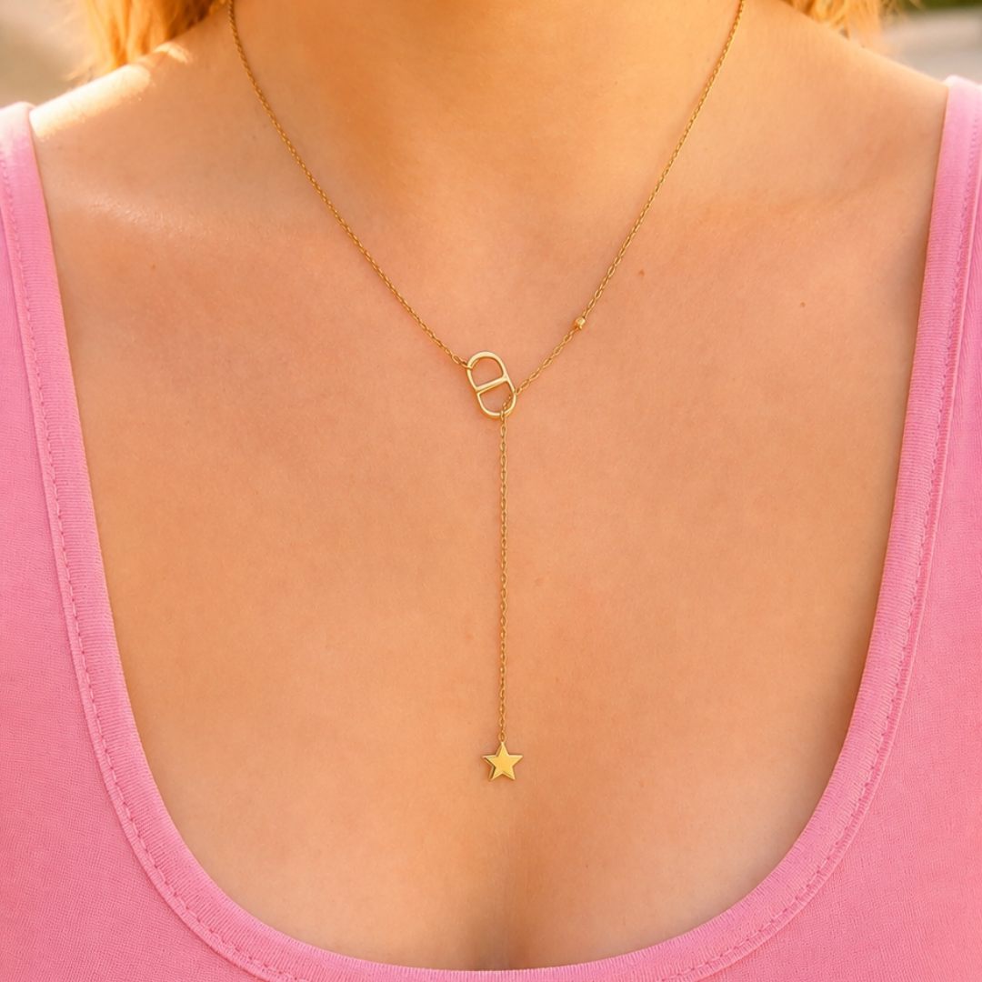 Collier Victoria porte au cou – Mgx Bijoux